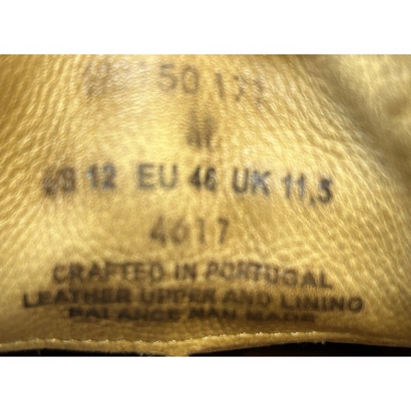 Samuel Hubbard Brown Pebble Leather Oxford Shoes Men's 12 M Highlander - Picture 8 of 8